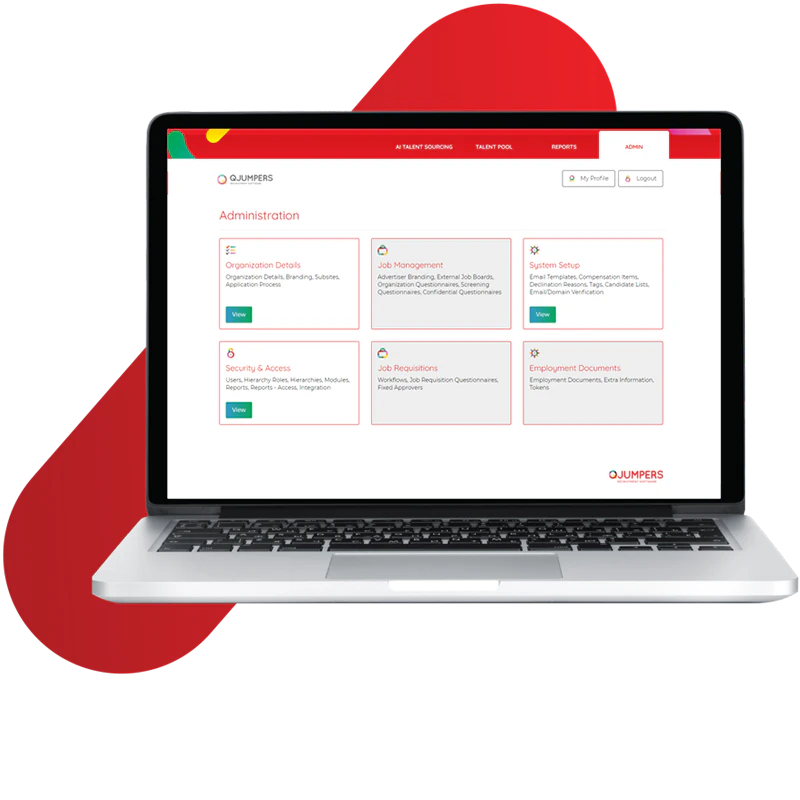 screenshot of QJumpers Applicant Tracking